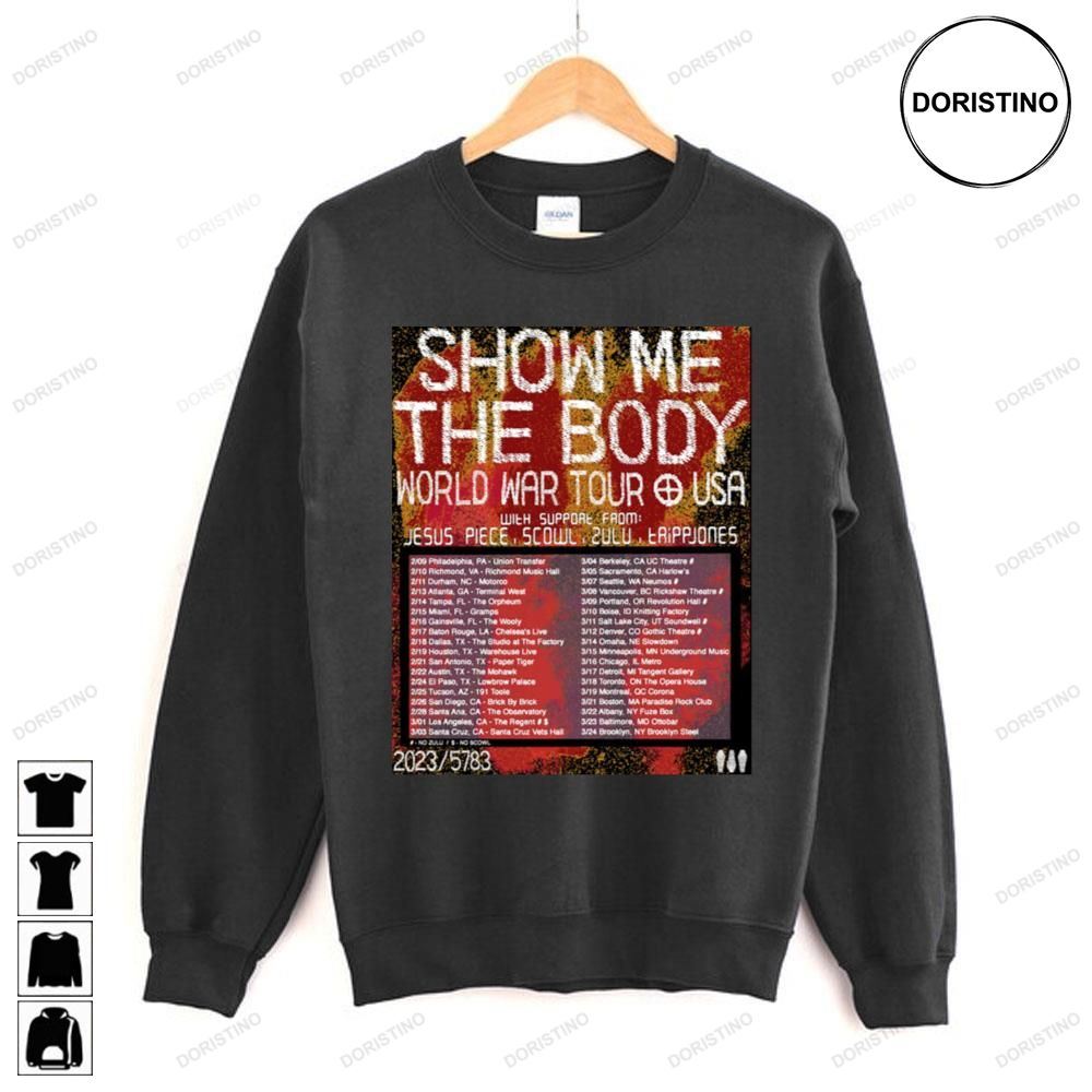 Show Me The Body World War Usa Limited Edition T-shirts